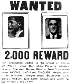 Marcel Duchamp's 'Wanted/$2000 Reward' readymade artwork.